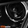 For 17-19 Audi A4 S4 [Xenon/HID Non AFS] OE Black Housing Headlights Pair Side