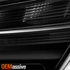 For 17-19 Audi A4 S4 [Xenon/HID Non AFS] OE Black Housing Headlights Pair Side