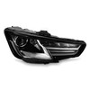 For 17-19 Audi A4 S4 [Xenon/HID Non AFS] OE Black Housing Headlight Right Side