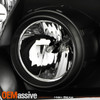 For 2012-2015 Toyota Tacoma LED Tube DRL LowBeam-Projector Black Headlights Pair