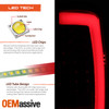 For 2000-2006 Chevy Suburban Tahoe GMC Yukon Full LED C-Tube Red Clear Tail Lamp