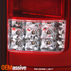 For 2000-2006 Chevy Suburban Tahoe GMC Yukon Full LED C-Tube Red Clear Tail Lamp