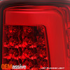 For 2000-2006 Chevy Suburban Tahoe GMC Yukon Full LED C-Tube Red Clear Tail Lamp
