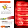 For 2013-2018 RAM 1500 2500 3500 DRL LED Projector Headlights + LED Tail Lights