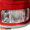 For 13-18 Ram 1500 2500 LED Tube Signal Projector Smoked Headlight+Red Tail Lamp