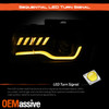 For 10-13 Chevy Camaro Halogen Type w/Sequential Switchback Projector Headlights