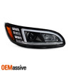 For 99-20 Peterbilt Class 8 Truck Projector Headlights Sequential LED Passenger