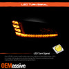 For 99-20 Peterbilt Class 8 Truck Projector Headlights Sequential LED Passenger