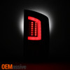 For 06-09 Dodge Ram 1500 2500 3500 Projector Headlight+Black LED Tube Tail Light