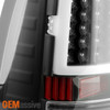 For 09-18 Ram 1500 2500 3500 Projector Headlight+Black LED Light Bar Tail Lights