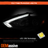 For 16-18 Altima SwitchBack LED DRL Projector Headlight Black+Smoked Tail Lights