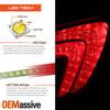 For 17-22 Buick Encore LED Running Brake Signal Red Clear Tail Light Passenger
