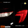 For 17-22 Buick Encore LED Running Brake Signal Red Clear Tail Light Passenger