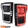 For 2018-2020 Ford F150 Full LED Black Tail Light Pair w/Blind Spot Sensor Model