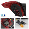 For 17-22 Buick Encore LED DRL Running Brake Signal Red Clear Tail Lights Pair