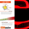 For 19-23 Ram 1500 LED DRL Reverse Tube Sequential Signal Black Tail Lights