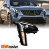 For 19-23 Cadillac XT4 Halogen Signal Projector Dual Beam LED Headlamp Passenger