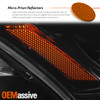 For 2010-2015 G25/G37 4-Door [HID/Xenon] OE Style Projector Headlight Black Pair