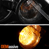 For 2010-2015 G25/G37 4-Door [HID/Xenon] OE Style Projector Headlight Black Pair