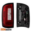 Fit 15-22 Chevy Colorado Halogen Projector Headlight + LED DRL Tail Lights Red