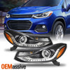 For 2017-2022 Chevy Trax OE style w/LED DRL Projector Headlight Passenger+Driver
