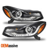 For 2017-2022 Chevy Trax OE style w/LED DRL Projector Headlight Passenger+Driver