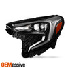 For 2018-2021 GMC Terrain [LED Projector] C-Tube Running Chrome Headlight Driver