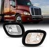 For 2008-2017 Freightliner Cascadia Fog Lights Lamps OE Design Chrome Left+Right