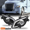 For 18-22 Freightliner Cascadia 126 Class 8 Black Full LED Strip Fog Lights Lamp