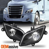 For 18-23 Freightliner Cascadia 126 Class 8 LED Fog Lights Lamps Black OE Pair