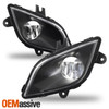 For 18-23 Freightliner Cascadia 126 Class 8 LED Fog Lights Lamps Black OE Pair