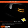 For 09-18 Dodge Ram 1500 2500 3500 Power Heated Manual Folding Mirror LED Signal