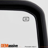 For 07-13 Chevy Silverado GMC Sierra Power Fold Heated Mirrors LED Signal Black