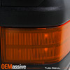For 07-13 Chevy Silverado GMC Sierra Power Fold Heated Mirrors LED Signal Black