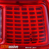 For 2009-2018 Dodge Ram 1500 2500 3500 LED Tube Chrome Red Clear Tail Light Pair