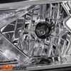 For 2016-2018 Altima Halogen Type w/Chrome Bezel HeadLamp w/o LED Running Driver