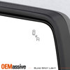 For 2019-2022 GMC Sierra 1500 Power Glass Heated Manual Folding Tow Black Mirror