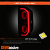 For 2014-2021 Toyota Tundra Full LED Tube Swithback Mirror 3D Black Tail Lights