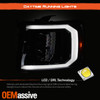 For 07-13 Chevy Silverado 1500 2500HD Projector Chrome Headlight Pair LED Signal