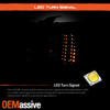 For 07-13 Chevy Silverado 1500 2500HD Projector Chrome Headlight Pair LED Signal