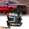 For 2019-2021 Chevy Silverado 1500 LED Headlight Halogen Signal Passenger Right