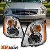 For 2006-2011 Cadillac DTS Xenon HID Projector Chrome Headlights 07 08 09 10