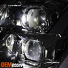 For 04-17 Volvo VNL [Full LED] Sequential Chrome w/DRL Strip Projector Headlight