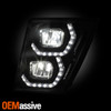 For 03-17 Volvo VNL Auxiliary Driving Dual Lens LED Halo Bar Tube Fog Light Pair