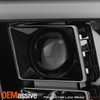 For 09-18 Dodge Ram 1500 2500 3500 Halogen w/LED DRL Projector Headlights Chrome