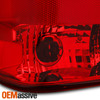 For 2016-2023 Titan XD Pickup Chrome Red Tail Light Brake Lamp Driver Left Side