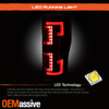 For 20-22 Ford F250 F350 F450 Superduty LED Tail Lights w/Blind Spot Model Black