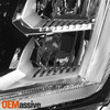 For 2019-2022 GMC Sierra 1500 OE Style LED DRL Headlight w/Halogen Turn Signal