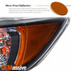 For 2012-2014 Toyota Camry [Halogen Type] w/LED DRL Projector Headlights Black