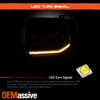 For 14-2019 GMC Sierra Full Led Headlight w/Daytime Running Light (Halogen Fit)
